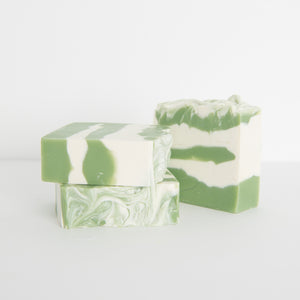 Spearmint essential oil handmade soap